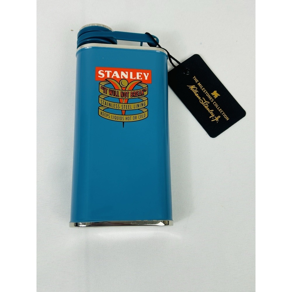 Stanley Classic Easy Fill Wide Mouth Flask 8 oz  1940 Topaz Special Edition